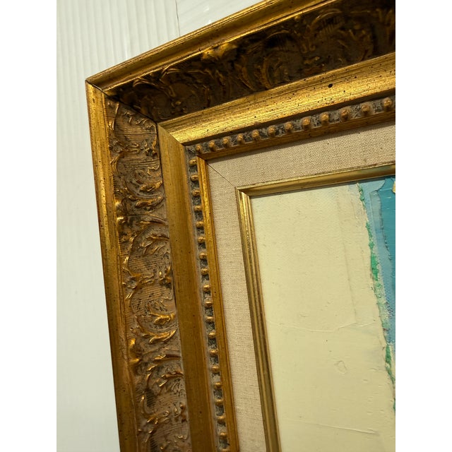 Alain Rousseau Floral Still Life Expressionist Oil Painting, Signed For Sale - Image 9 of 12