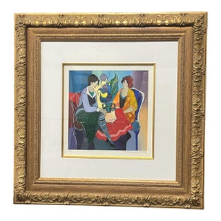 Itzchak Tarkay 2008 Serigraph “Faithful and Honest” For Sale