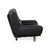 Set of BMP 418 Lounge Chair and Ottoman in Black Leather from Rolf Benz, Set of 2 For Sale - Image 17 of 18