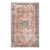 1970s Vintage Turkish Handmade Wool Cotton Peach Area Rug For Sale