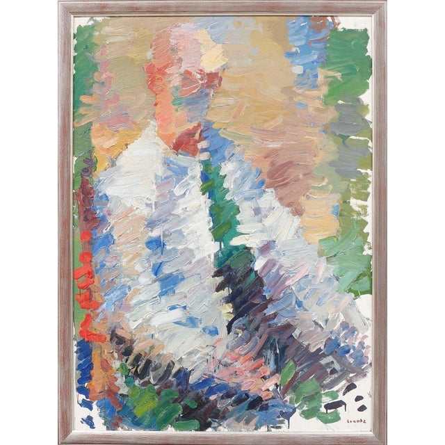 Bengt Crantz, Sitting Man, 1960, Oil on Canvas, Framed For Sale - Image 12 of 12