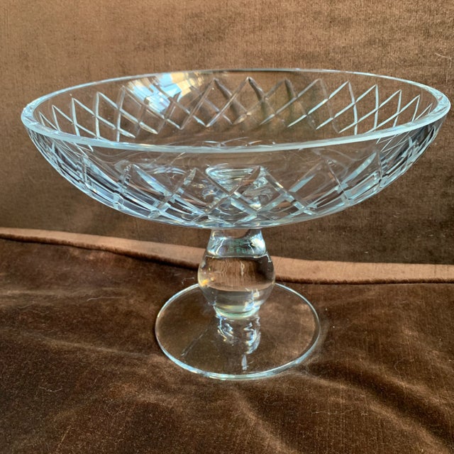 Vintage Classic Crystal Compote Bowl Chairish