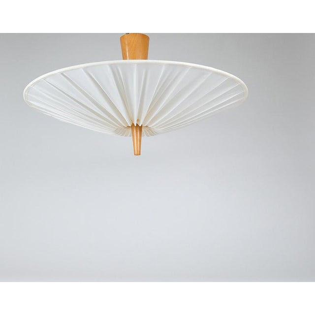 Mid-Century Dorn Uplight Flush Mount attributed to J. T. Kalmar for Kalmar, 1950s For Sale - Image 12 of 18