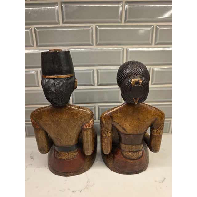 Category: Abstract Figurative and Fashion Estimated Era: Mid-20th Century (Circa 1960s - 1970s) Materials: Solid Old-...