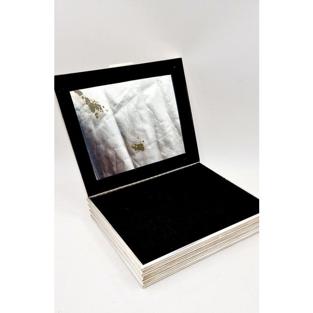 20th Century Silver Plated Jewelery Box For Sale - Image 4 of 13