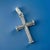 Metal 1990s David Yurman Estate Unisex Cable Cross Silver For Sale - Image 7 of 7