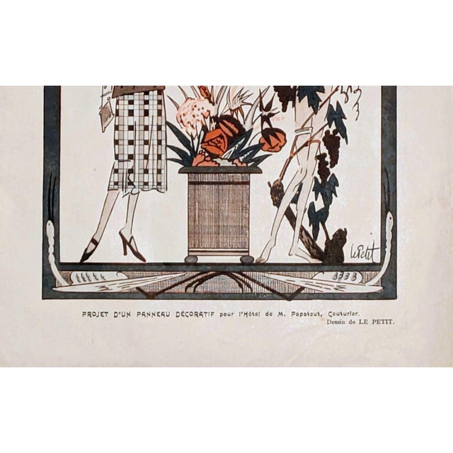 Illustration Le Petit "Corps De Balai Ou l'Esthétique en 1925" Fantasio Magazine Print For Sale - Image 3 of 3