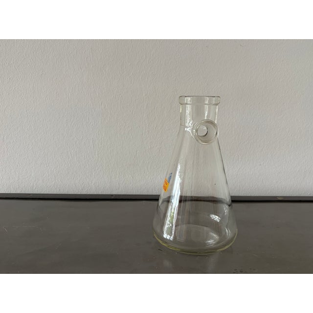 Industrial Erlenmeyer Flask from Intos Pula, Yugoslavia, 1970s For Sale - Image 4 of 14