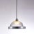 Contemporary Pasargad Home Natalie Rounded Glass & Polished Chrome Pendant For Sale - Image 3 of 5