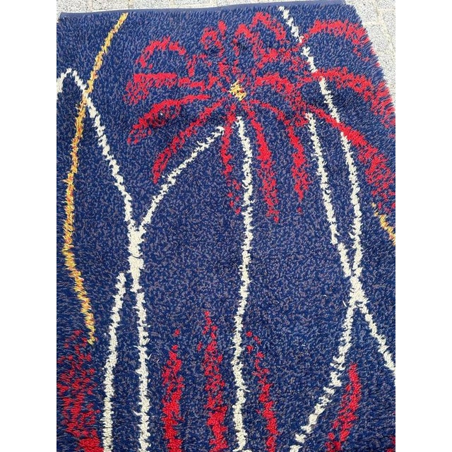 Small Vintage Swedish Rug, 1960s For Sale - Image 3 of 18