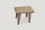 Contemporary Andrianna Shamaris St. Barts Teak Wood Side Table or Stool For Sale - Image 3 of 5