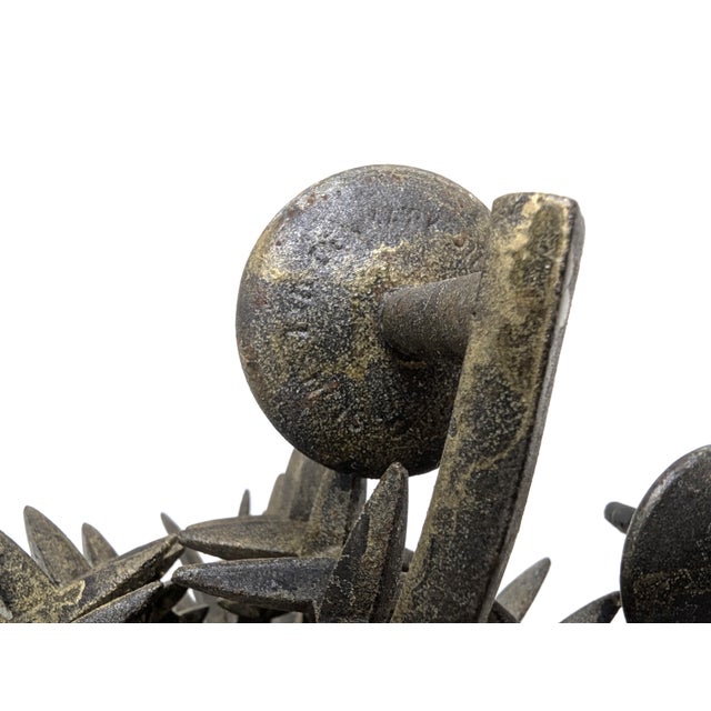 Mid-Century Modern Candlestick Pineapple in Cast Iron by Jens H. Quistgaard for IHQ Danish Designs Ltd., Denmark, 1960 For Sale - Image 3 of 11