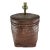 Vintage Table Lamp Made From Asian Basket For Sale
