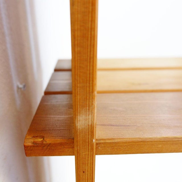 Vintage Pine Shelf in the style of Maison Regain, 1980s For Sale - Image 11 of 13