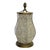 1990's Fabric Fortuny Style Ambiance Accent Lamp For Sale
