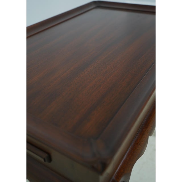 Henkel Harris Mahogany Queen Anne Style Tea Table For Sale - Image 9 of 18