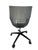 Christophe Pillet Driade Meridiana Hard Plastic Design Chair Desk Chair Adjustable Height Black Base One in Stock! For Sale - Image 6 of 8