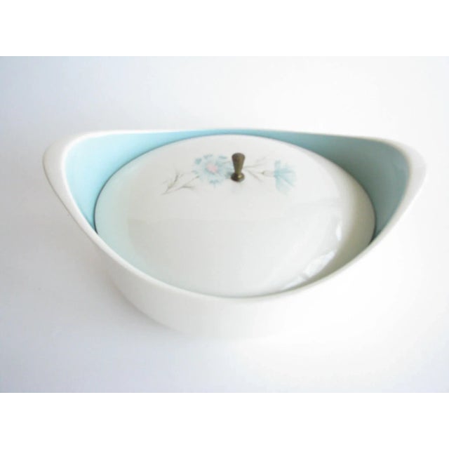 Vintage Taylor Smith & Taylor Boutonniere Lidded Serving Dish For Sale In Chicago - Image 6 of 12