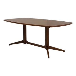 Walnut Dining Table, 1950s For Sale