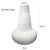Hand-Crafted Thai Ceramic Vase, White Glaze, For Sale - Image 11 of 11