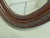 Large Edwardian Wood Finish Oval Mirror, 1900 For Sale - Image 6 of 7