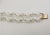 Mid-Century Modern Vintage 1960s Signed Napier Moonglow Beaded Bracelet For Sale - Image 3 of 6