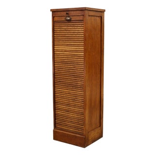 Vintage Filing Cabinet in Oak, 1920s For Sale