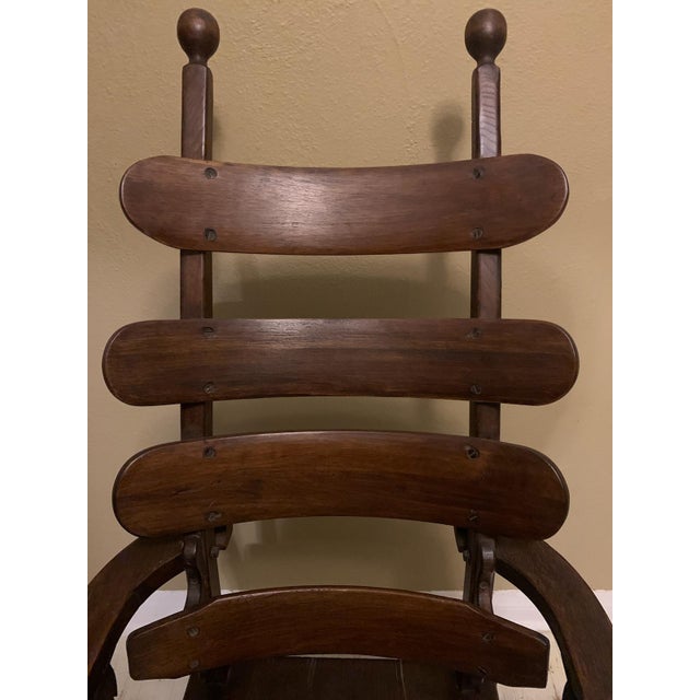 2010s Restoration Hardware 1800s Dentist Replica Chair For Sale - Image 5 of 12