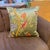 Chinoiserie Bird Cushion Cover With Cream Piping For Sale In Los Angeles - Image 6 of 14