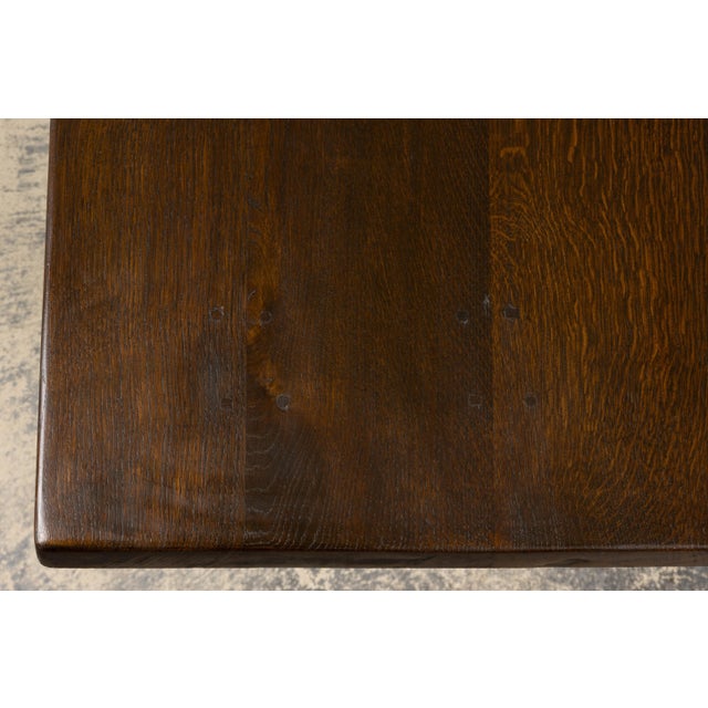 Antique French Louis XIII Style Oak Refectory Dining Table For Sale - Image 10 of 17