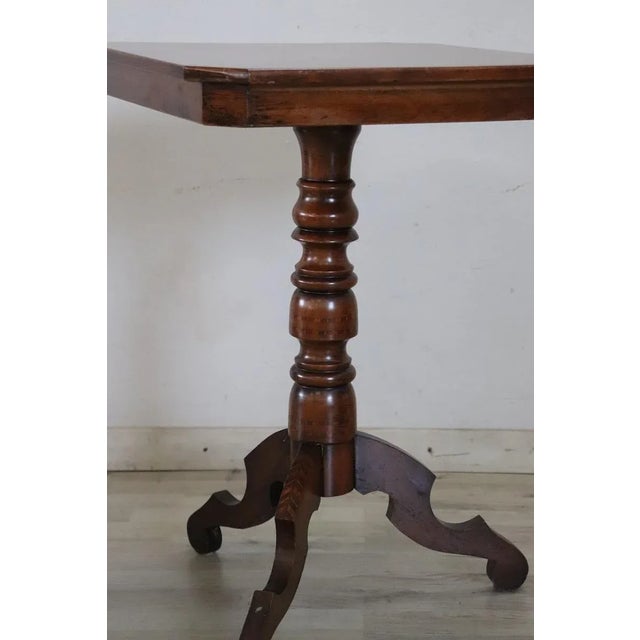 Brown Late 20th Century Tripod Table For Sale - Image 8 of 11