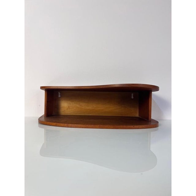 Vintage Teak Wall Shelf, Denmark For Sale - Image 4 of 11