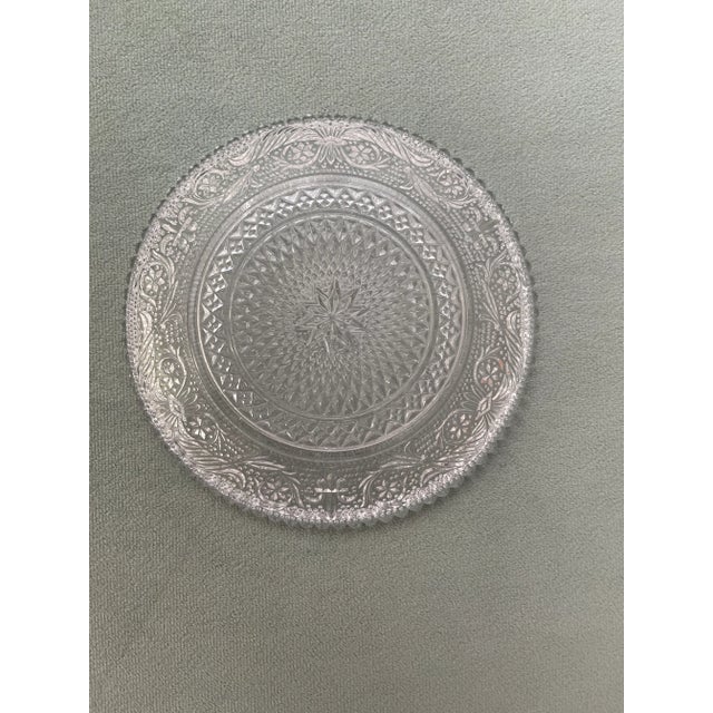 Baccarat Mid 20th Century Arabesque Crystal Trinket Dish For Sale - Image 4 of 7