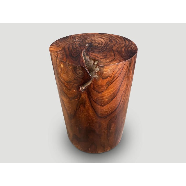 Andrianna Shamaris Exquisite Rosewood Side Table For Sale - Image 11 of 18