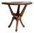 20th Century African Carved Wood Coffee Table with Base For Sale