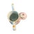 William Adams and Company Vintage Adams Calyx Ware Metz English Ironstone Floral Coffee Pot For Sale - Image 4 of 12