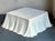 White Mid 20th Century Vintage Regency Molded Fiberglass “Tovaglia” Coffee Table After Alberto Bazzani for Studio Tretach For Sale - Image 8 of 12