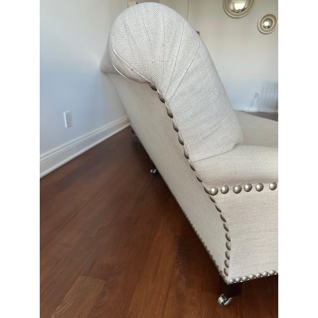 Metal George Smith Jules 7ft Sofa For Sale - Image 7 of 12