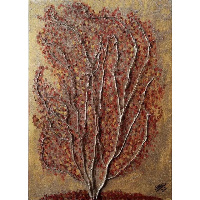 Enchanted Forest is a beautiful mixed-media painting realized by the Italian artist Anna Maria Caboni in 2022. Hand-signed...