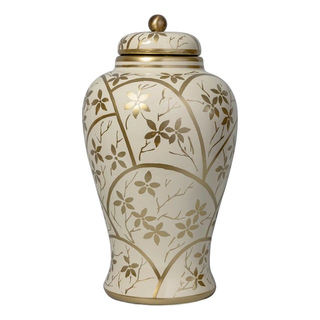 Gilded Arbor Jar For Sale