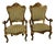 Antique Italian Carved Chairs, 1900, Set of 2 For Sale