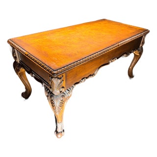 Exquisite Vintage Chippendale Writing Desk For Sale