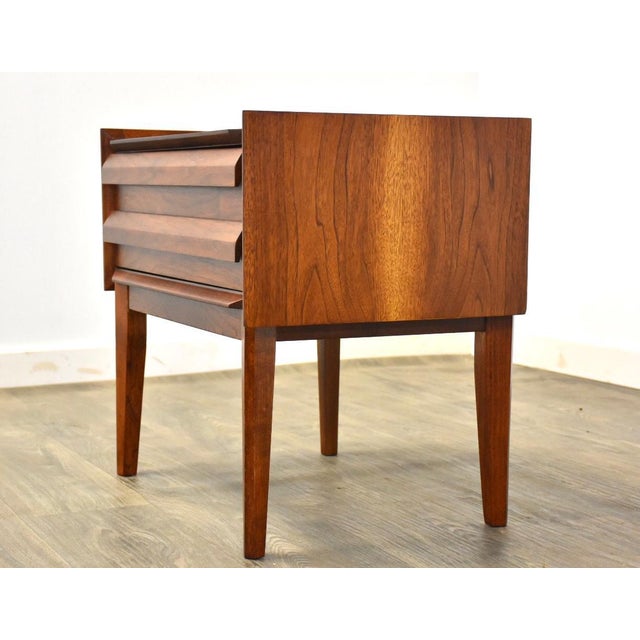 Lane First Edition Walnut Nightstand Chairish