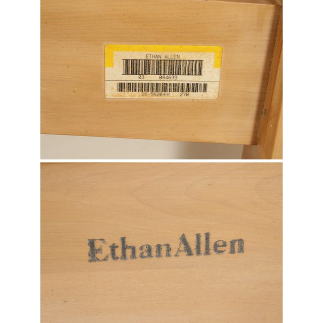 Tan 1990s Ethan Allen Country French Full Size Poster Headboard For Sale - Image 8 of 13