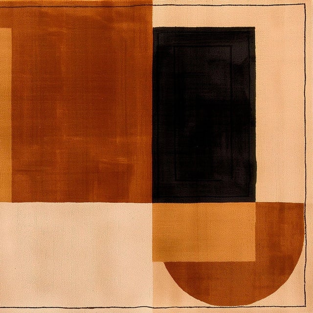 Contemporary Ambar Modern Rectangular Rug by Tapis Studio for Hommés Studio For Sale - Image 3 of 6
