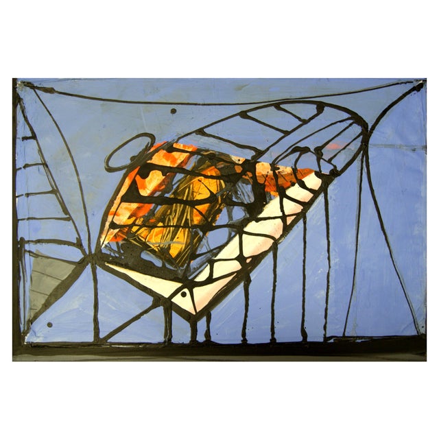 Mathias Wunderlich, Early Organism, 2020, Acrylic on Paper For Sale - Image 4 of 4