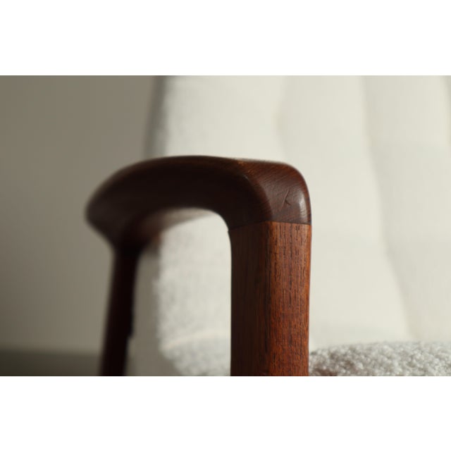 Set of Vintage Teak Scoop Chair with Ottoman by R.Huber & Co, 1960s For Sale - Image 12 of 17