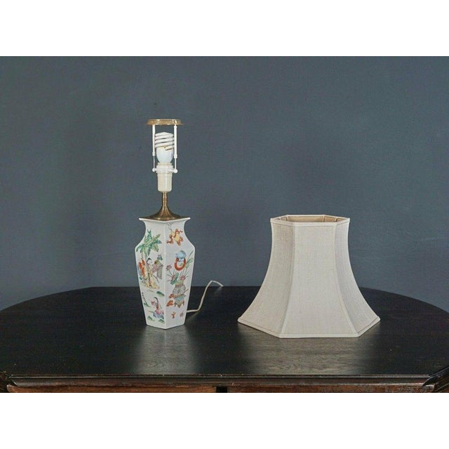Ceramic Asian Table Lamps, Set of 2 For Sale - Image 7 of 14