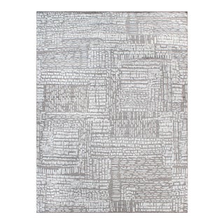 Handmade Modern Wool Rug. 09'00" X 12'03" For Sale