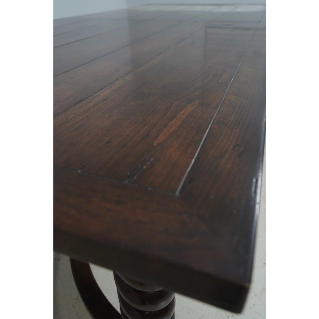Guy Chaddock Attributed Large Farm Style Dining Room Table For Sale - Image 14 of 18